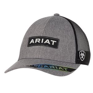 CASQUETTE ARIAT GRIS / NOIR LOGO BLANC / NOIR