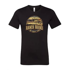 RANCH BRAND T-SHIRT MEN BLACK 