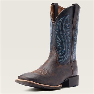 ARIAT WESTERN BOOTS MEN SPORT BIG COUNTRY TORTUGA / BLACK