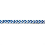 WESTERN RAWHIDE BRAIDED BARREL REIN BLUE / WHITE