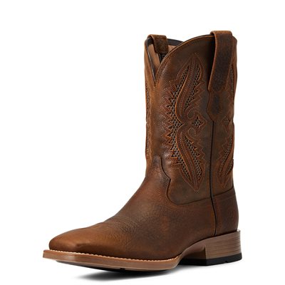 WESTERN BOOTS ARIAT RODER VENTEK 360 BROWN SIZE:10EE