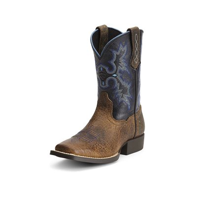 BOTTES WESTERN ENFANT ARIAT TOMBSTONE TERRE / NOIR GR.13