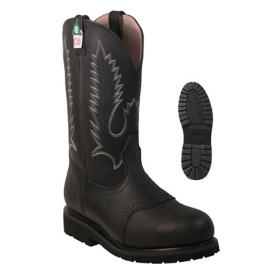 BOTTES WESTERN BOULET 6309 GR. 10.5 EEE