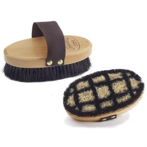 BROSSE DOUCE EN BOIS EQUI ESSENTIALS AVEC GANSE 6''