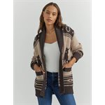 CARDIGAN TRICOT WRANGLER FEMME DESERT BEIGE / BRUN SMALL