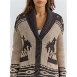 CARDIGAN TRICOT WRANGLER FEMME DESERT BEIGE / BRUN SMALL