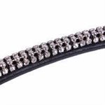 PRIMULA BROWBAND QHP BLACK / SILVER COB