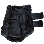 BACK ON TRACK BRUSH BOOT WITH FUR 3D BLACK XLARGE