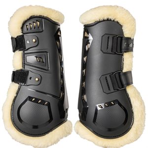 BACK ON TRACK AIRFLOW FUR TENDON BOOT BLACK