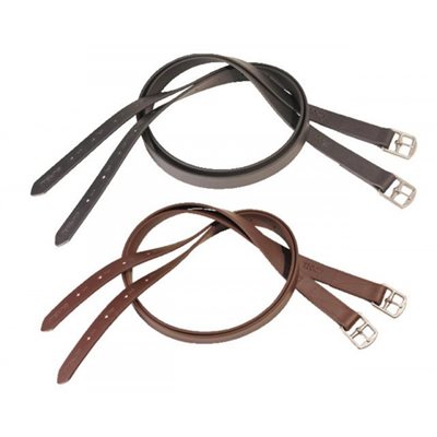 TEKNA STIRRUP LEATHERS 48 BLACK