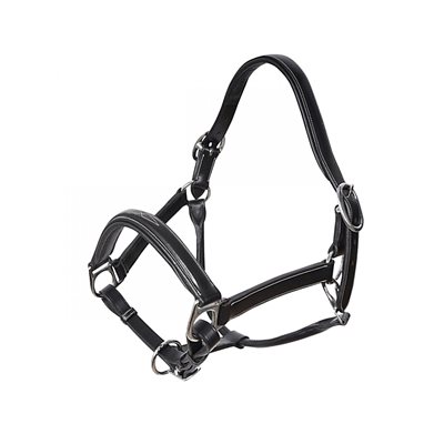 DY'ON LEATHER HALTER WORKING COLLECTION BLACK COB