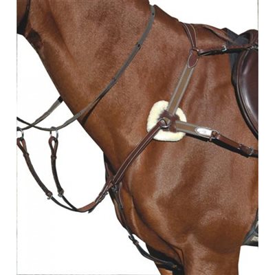 HENRI DE RIVEL 5 POINT ELASTIC BREASTPLATE AUSTRLIAN HORSE