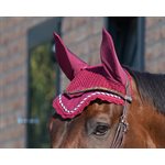 CAPINE A MOUCHE QHP JULIET BOURGOGNE AVEC BORDURE PONY