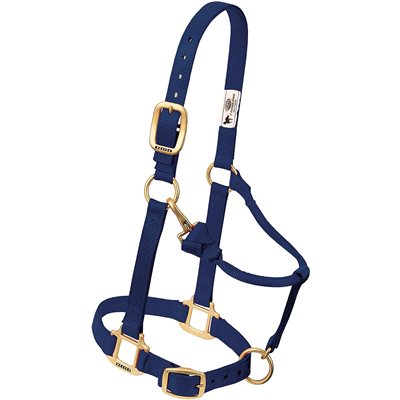 HALTER ADJUSTABLE CHIN&THROAT 3 / 4'' ARABIAN / COB NAVY