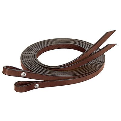 WEAVER BRIDLE LEATHER SPLIT REINS RICH BROWN