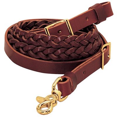 CLASSIC 3-PLAIT ROPER REINS 5 / 8 X 8'