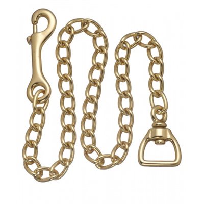 REPLACEMENT CHAIN FOR LEAD CHAIN COLOR : BRASS 30''