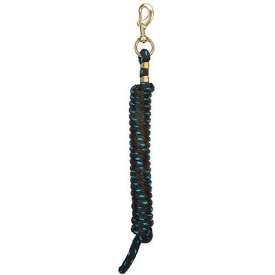 LAISSE EN POLYPROPYLENE NOIR / TURQUOISE