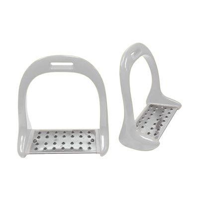 ALUMINIUM STIRRUPS WHITE