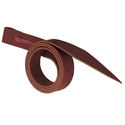 TIE STRAP EN CUIR LATIGO AVEC TROUS, BOURGOGNE, 1-1 / 2 "X 72"