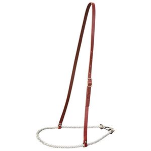 NOSEBAND ROPE & LL METAL SPACER HORSE