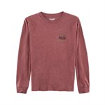 WRANGLER T-SHIRT LS BURGUNDY DENIM.CO BOY XXSMALL