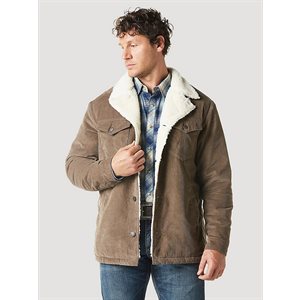 JACKET WRANGLER CORDUROY BRUN HOMME 