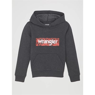 HOODIE WRANGLER KID CAMO GREY SMALL