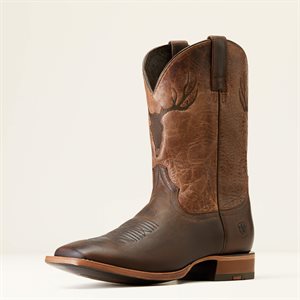 BOTTES WESTERN ARIAT HOMME CROSSHAIR DARK WHISKEY