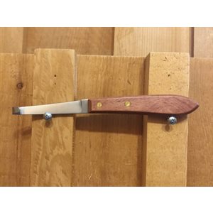 COUTEAU FORGERON MANCHE EN BOIS GAUCHER