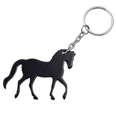 PORTE CLÉ CHEVAL NOIR