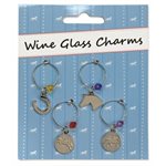 WINE GLASS CHARMS HORSES