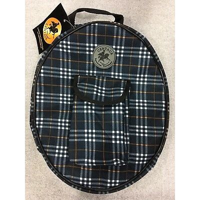 HELMET BAG PLAID BLUE WHITE