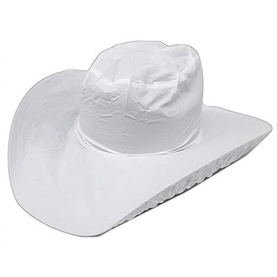 COUVRE CHAPEAU COWBOY (BLANC)