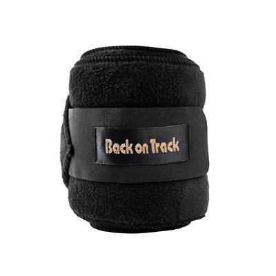 BACK ON TRACK POLO FLEECE WRAPS BLACK