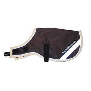 COUV. RAMBO IMPERMEABLE BRUNE / CREME POUR CHIEN 100GR