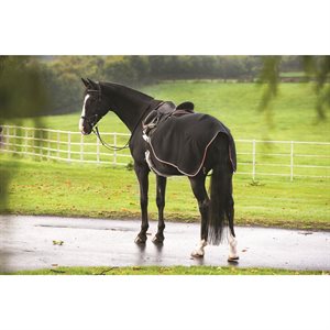 QUARTER SHEET RAMBO FLEECE COMPETITION BLACK / TAN / RED