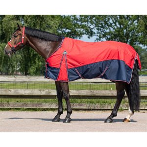 QHP TURNOUT BLANKET DIAMOND NO FILLING 0G RED / NAVY