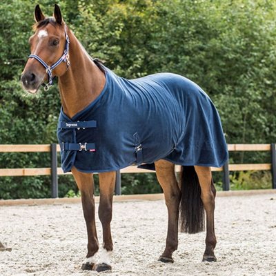 HORZE AVALANCHE FLEECE BLANKET WATERPROOF 72 NAVY