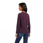 YOUTH ARIAT DREAM LS T-SHIRT MULBERRY GR.MEDIUM / 10