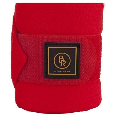 BR EVENT FLEECE BANDAGE SET OF 4 FLORID RED