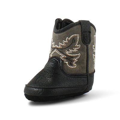 LIL'STOMPERS ARIAT NOIR / GRIS BÉBÉ GR:2