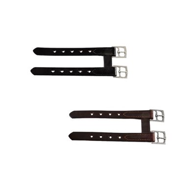 GIRTH LEATHER EXTENDER JACKS BROWN