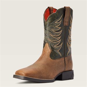 BOTTES ARIAT GARCON FIRECATCHER ROWDY BRUN / OLIVE