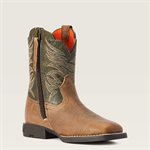 BOTTES ARIAT GARCON FIRECATCHER ROWDY ZIP BRUN / OLIVE GR.9