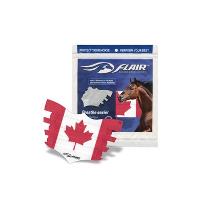 FLAIR EQUINE NASAL STRAPS CANADA FLAG