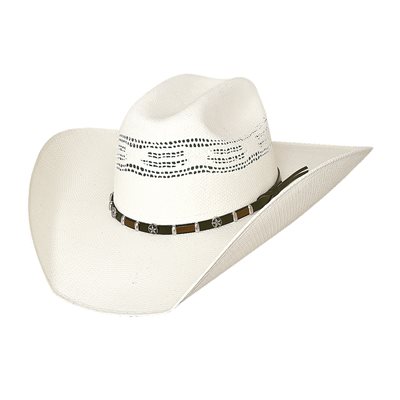 CHAPEAU DE COWBOY BULLHIDE GO-ROUND 20X PAILLE NATUREL GR.7 1 / 8