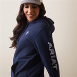 COTON OUATÉ FEMME ARIAT NAVY LOGO GRIS GR:XLARGE