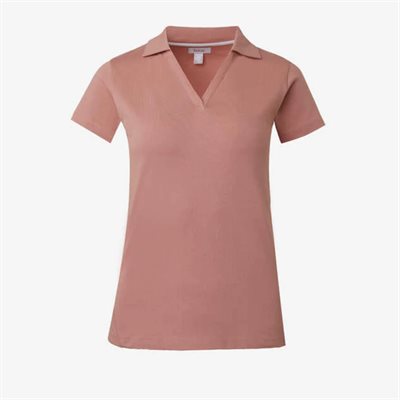 CHANDAIL POLO HORZE KIA V NECK ROSE TAN 6