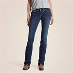 WOMENS ARIAT R.E.A.L STRAIGHT ICON MID RISE JEANS OCEAN 32S